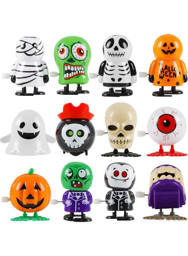 Loquat Children's  Clockwork Toy Gift Decoration Walking Ghost Pirate Skull Witch Jumping Cross-border-Color:12m  Suit - Image 1