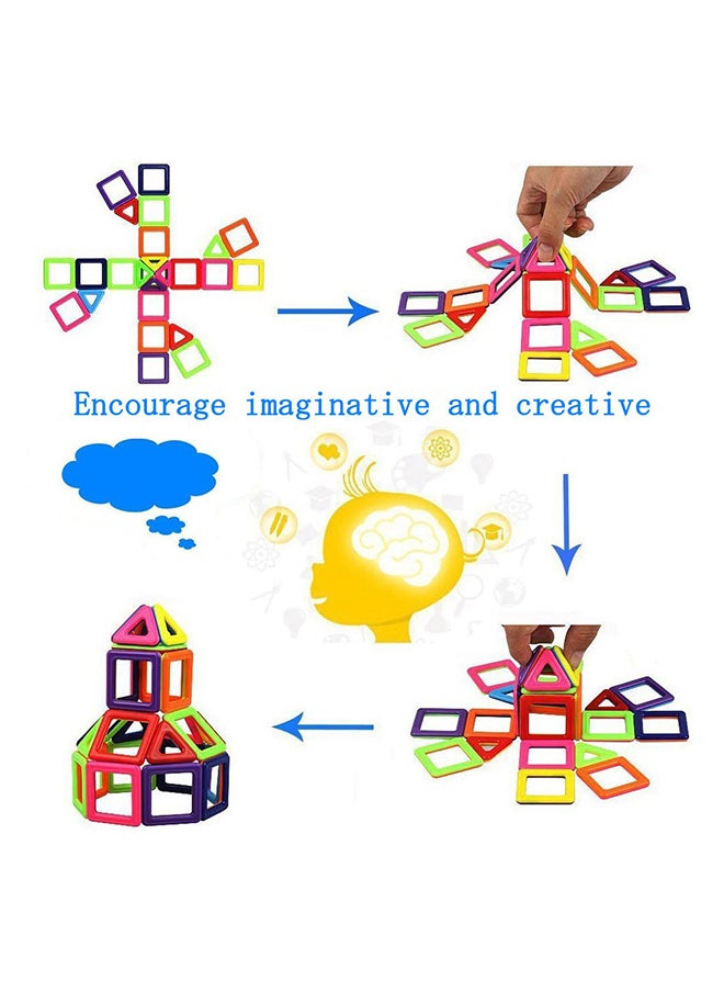 97-Piece Construction Magnetic Blocks Building Toy 3+ Years Durale And Sturdy 97  - Image 4
