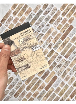 Paper Ship Shop Vintage Old Letters Map Patterned 20 Sheets Notebook Sticker / Decal / Bullet Journal - pzsku/Z96EF9F7C8E28E26D9C58Z/45/_/1725722181/6c6995d6-1bf2-4678-b721-cd8173fc3f1d