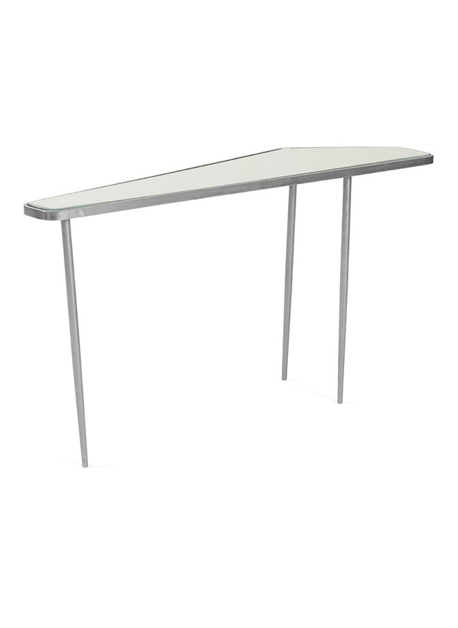 Abuela Console Table, Nickel