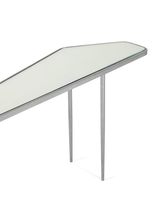 Abuela Console Table, Nickel