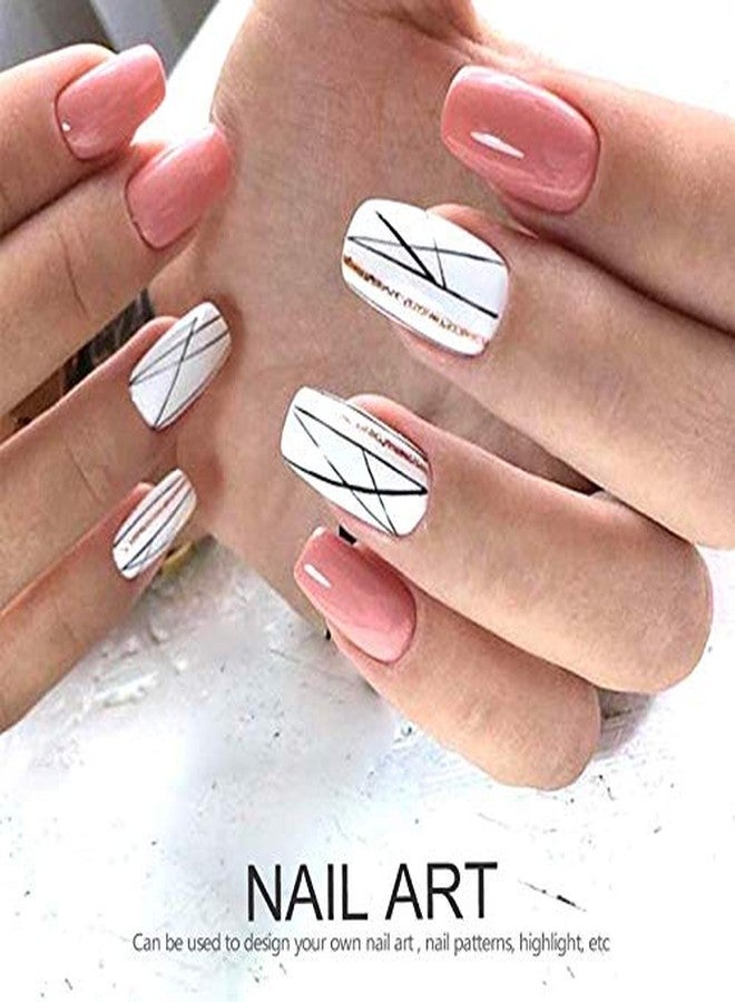 Belicia 10 Colors Striping Tape Line, Multicolor Rolls Striping Tape Line Nail Art Decoration Sticker DIY Nail Tip - Image 3