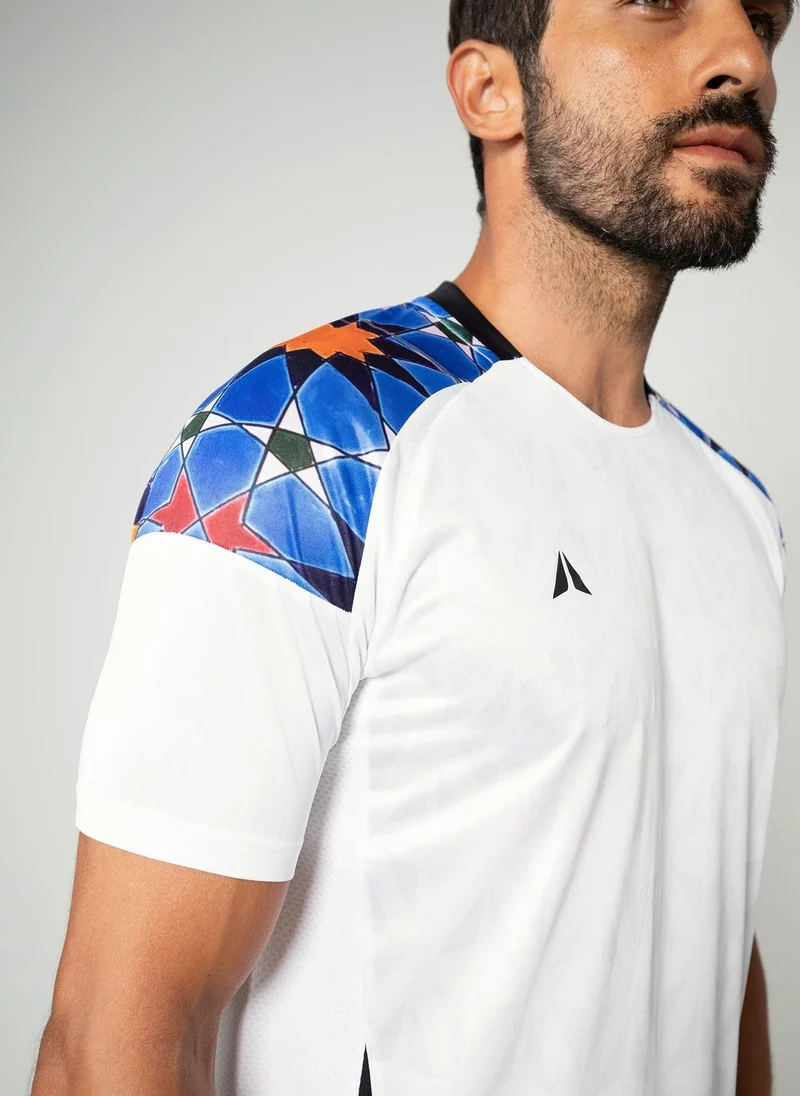 Aora  Aora Men's Football Jersey – Lightweight, Sweat-Wicking, Athletic Fit – White (V2 Edition) for Men | Best Price UAE