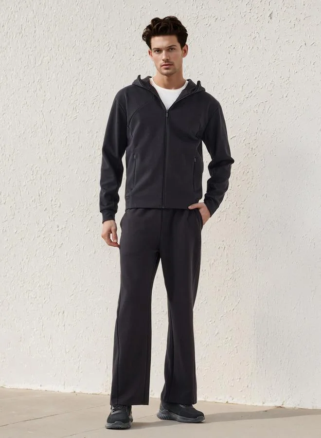 ادوت من سبلاش بنطلون رياضي رجالي بخصر برباط وأرجل واسعة