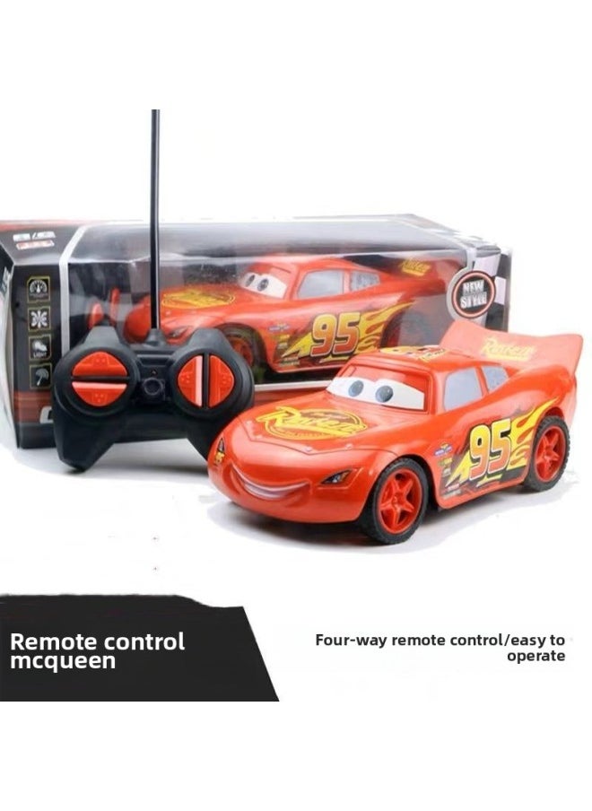 Generic Remote Control Racing Story Toy Lightning McQueen Rechargeable Car Model Remote Control Car Boy Toy Simulation Racing Car-Color:Black Storm [equipped With A Set Of Chargers]  - Image 5