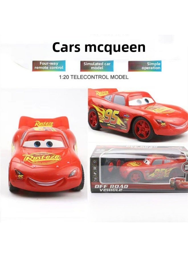 Generic Remote Control Racing Story Toy Lightning McQueen Rechargeable Car Model Remote Control Car Boy Toy Simulation Racing Car-Color:Black Storm [equipped With A Set Of Chargers]  - Image 3