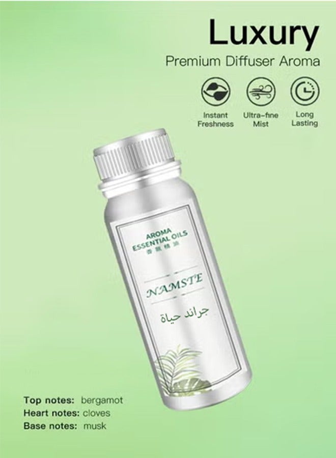 ناماستي زيت عطري 100 مل - عطر يدوم طويلاً - يهيمن عليه المسك - زيت البرغموت والقرنفل العطري المحبوب.  - Image 2