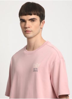 THE BEAR HOUSE Men’s Cotton T-Shirt – Soft, Breathable & Comfortable, Perfect for Casual Wear, Ideal for Everyday & Summer Wear | Pink - Size S to 3XL - pzsku/Z96EFEC49ED3E2D340938Z/45/_/1740570295/0c18ce98-9cac-4623-921b-f609c27ae1b8