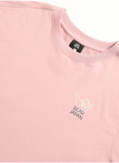 THE BEAR HOUSE Men’s Cotton T-Shirt – Soft, Breathable & Comfortable, Perfect for Casual Wear, Ideal for Everyday & Summer Wear | Pink - Size S to 3XL - pzsku/Z96EFEC49ED3E2D340938Z/45/_/1740570303/30e821e0-1cbe-4958-ad9e-db9172c7b63e