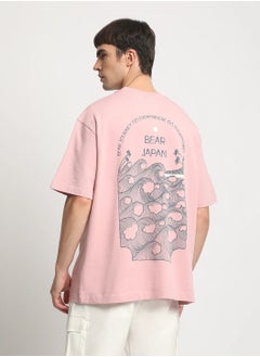 THE BEAR HOUSE Men’s Cotton T-Shirt – Soft, Breathable & Comfortable, Perfect for Casual Wear, Ideal for Everyday & Summer Wear | Pink - Size S to 3XL - pzsku/Z96EFEC49ED3E2D340938Z/45/_/1740570335/c5473615-3fed-4a78-b75e-81f132e61edf