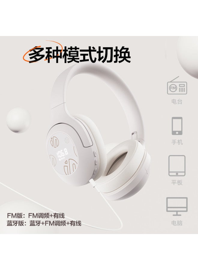 inphic H1s Over-ear Listening Headphones For College English Test Cet-4/cet-6 Fm Frequency Modulation Bluetooth - Image 5
