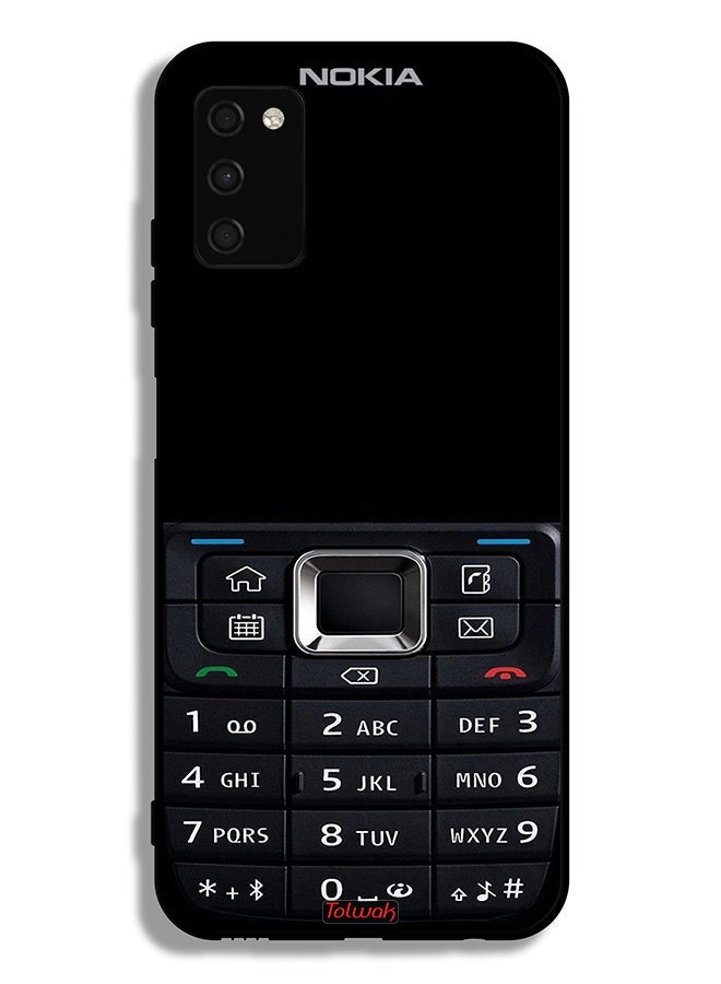 Tolwak Samsung Galaxy A03s Protective Case Cover Old Phone Pattern - Image 1