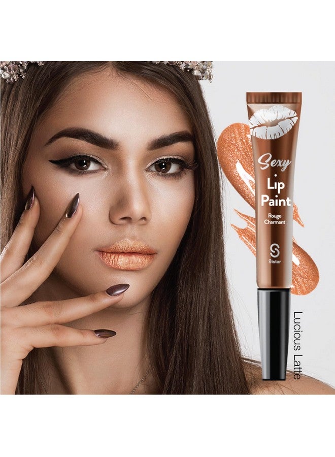 Sistar Sexy Lip Paint Cream Lip Gloss Creamy And Rich Highly Pigmented Long Lasting Waterproof Lip Tint Stain (Yummy Treat) - Image 5