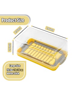 Generic Durable Butter Slicer and Storage Box with Stainless Steel Cutter and Fork, Ideal for Keeping Butter and Cheese Fresh in Fridge or Freezer  - Image 5