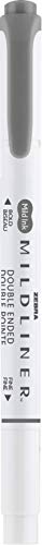 Zebra Pen Mildliner DualTip Highlighters Broad and Fine Tips Ideal for Bible Highlighting No Bleed School Supplies Teacher Supplies and Office Supplies Mild Dark Gray Ink 12Pack 78510upc - Image 3
