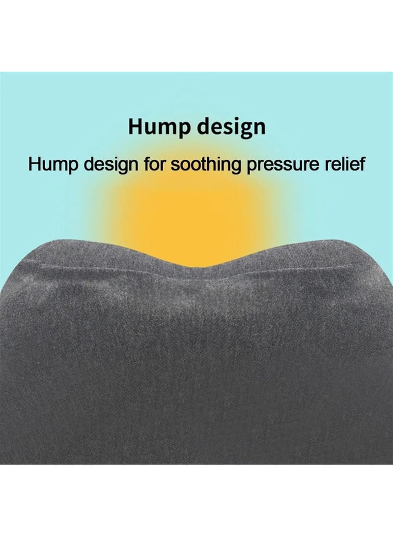 Zikra Travel Pillow Hooded U-Shaped Pillow Cushion Multifunctional Neck Pillow Aircraft Travel Accessories Sleeping Pillows(Black) - Image 5