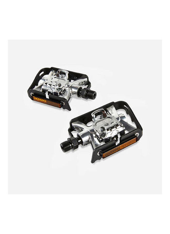 Btwin Clipless Flat Mountain Bike Pedals 500Spd  - Image 1