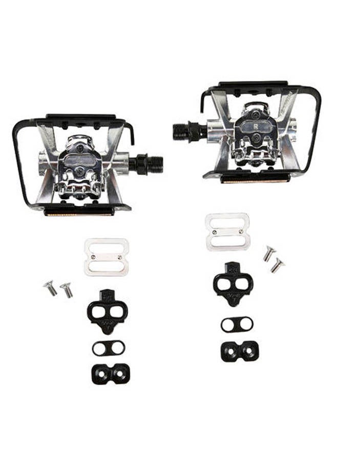 Btwin Clipless Flat Mountain Bike Pedals 500Spd  - Image 2