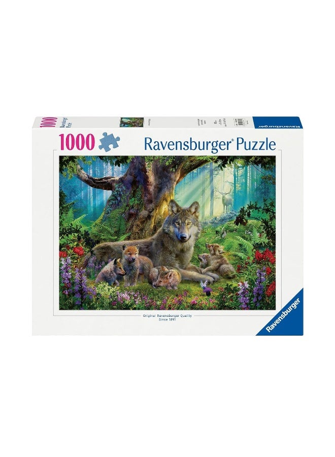 Ravensburger ألغاز رافنسبورجر: الذئاب في الغابة 1000 قطعة - Image 1