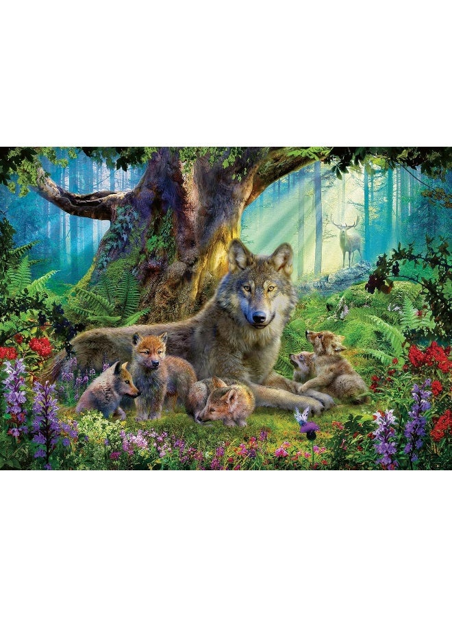 Ravensburger ألغاز رافنسبورجر: الذئاب في الغابة 1000 قطعة - Image 2