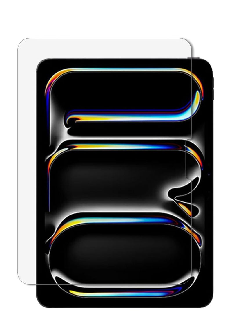 حماية شاشة لجهاز iPad Pro مقاس 11 بوصة 2025 M5/2024 M4 (الجيل 6/5)، عبوة واحدة من الزجاج المقسى لجهاز iPad Pro 11، مقاوم للخدوش، متوافق مع الحافظة، متوافق مع قلم أبل برو - Image 1