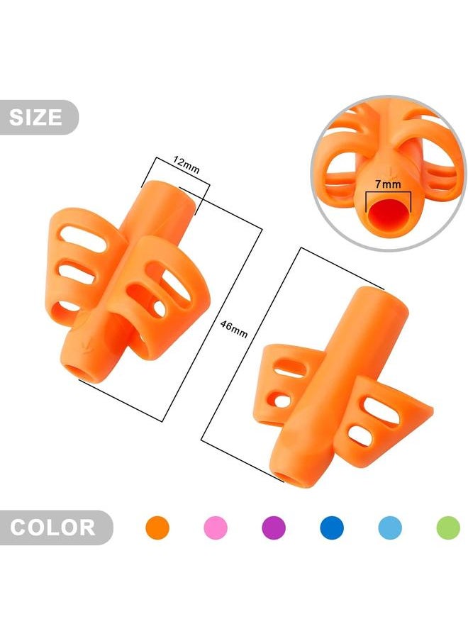 Generic - 6 Pack Pencil Grips for Kids Handwriting Pencil Grippers, Pencil Writing Aid Grip Posture Correction Tool for Kids Toddler Children Special Needs - Image 1