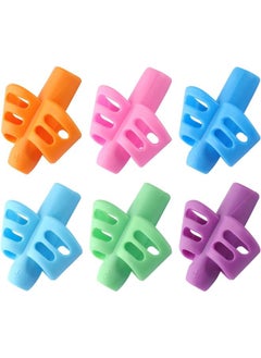 6 Pack Pencil Grips for Kids Handwriting Pencil Grippers, Pencil Writing Aid Grip Posture Correction Tool for Kids Toddler Children Special Needs
