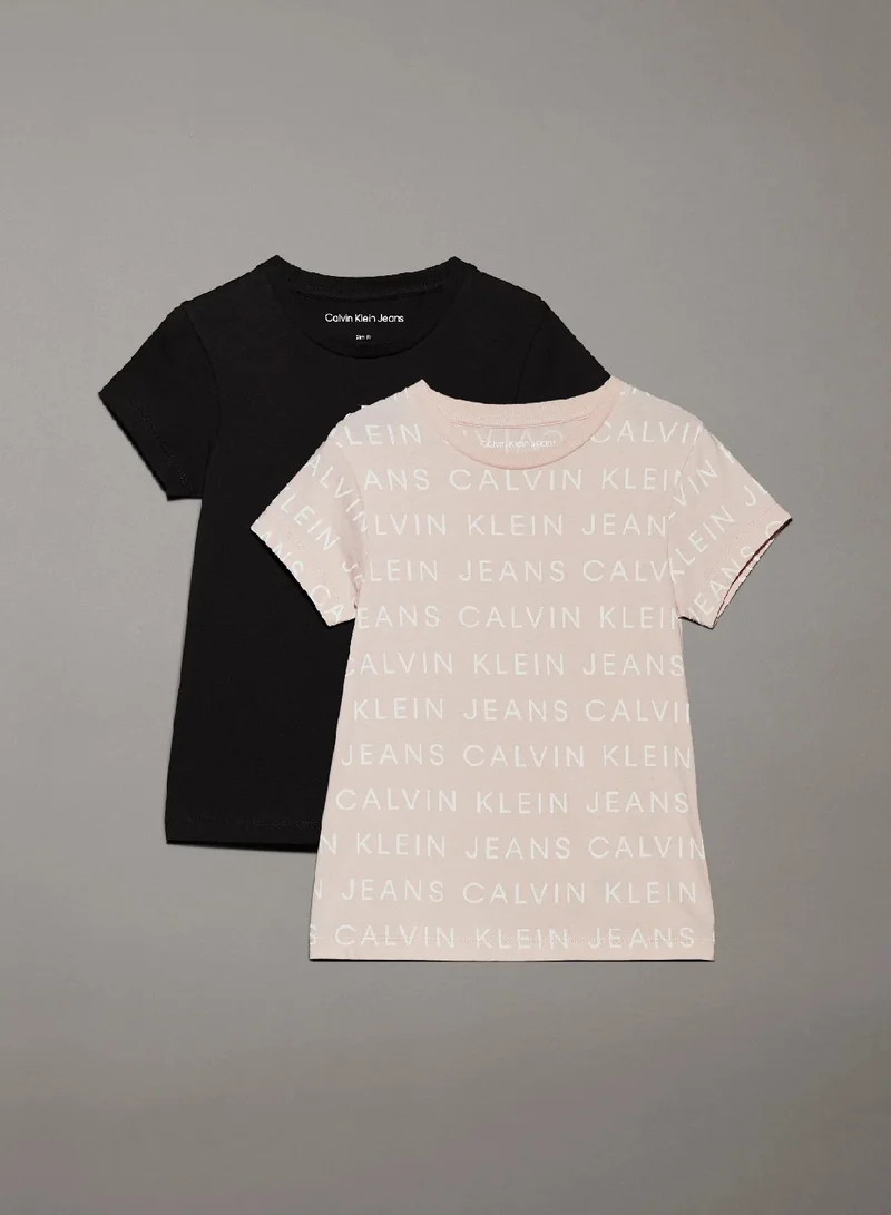 Calvin Klein Jeans 2 Pack Slim Logo T-shirts