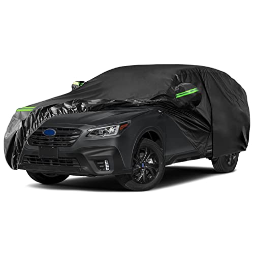 SPORTULI Waterproof Car Cover Replace for 2004-2025 Subaru Outback, 6 Layers All Weather Car Covers with Zipper Door & Windproof Bands for Snow Rain Dust Hail Protection (Outback) - Image 1