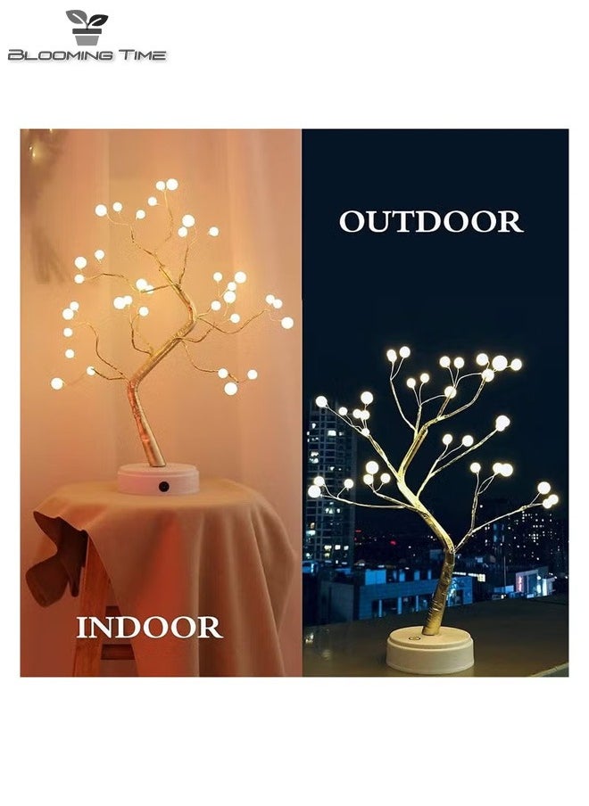 BLOOMING TIME LED Pearl Tree Light Warm Light Night Light Atmosphere Full 33*4*17cm  - Image 5