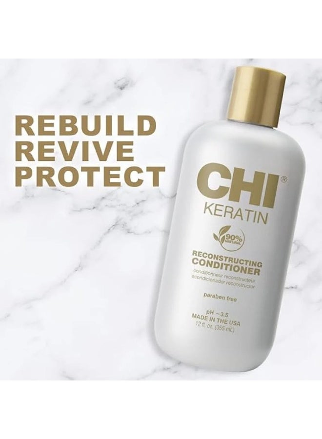 تشي بلسم الكيراتين المرمم للشعر الجاف و التالف من تشي - 946 مل - Image 4