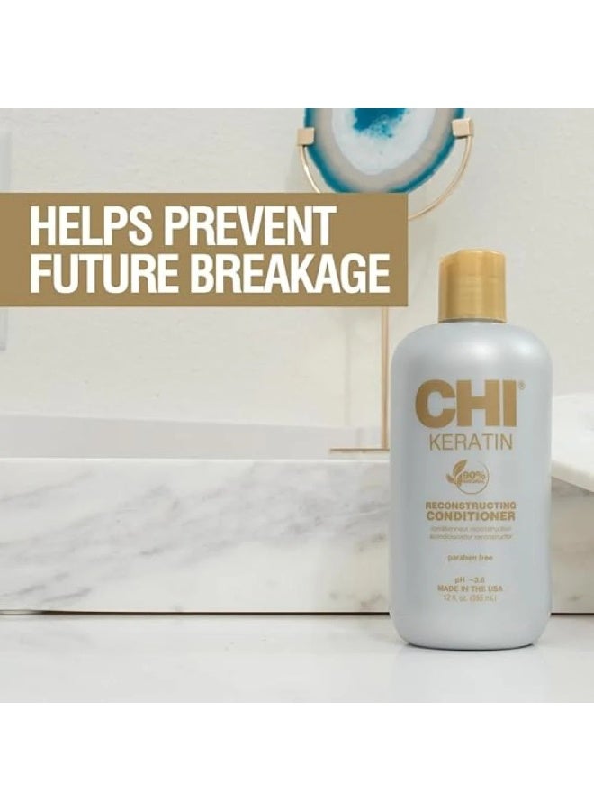 تشي بلسم الكيراتين المرمم للشعر الجاف و التالف من تشي - 946 مل - Image 3