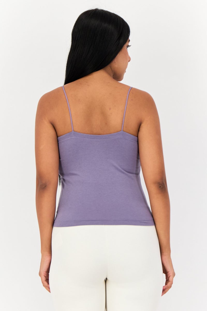 Nike Women Sportswear Fit Sleeveless Outdoor Tank Top, Lavender  - Image 4