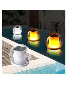 Excefore Solar Floating Pool Lights, Color Changing Pool Lights That Float, Waterproof Light up Pool Lights, Solar Pond Pool Lights for Outdoor Swimming Pool, Pond, Party Decoration  - Image 1