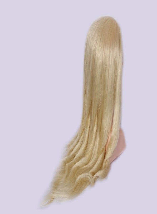 ريتزكارت دمية تدريب الشعر المستوردة من ريتزكارت (دمية شعر مختلطة بلون أبيض مائل للصفرة) - Image 2