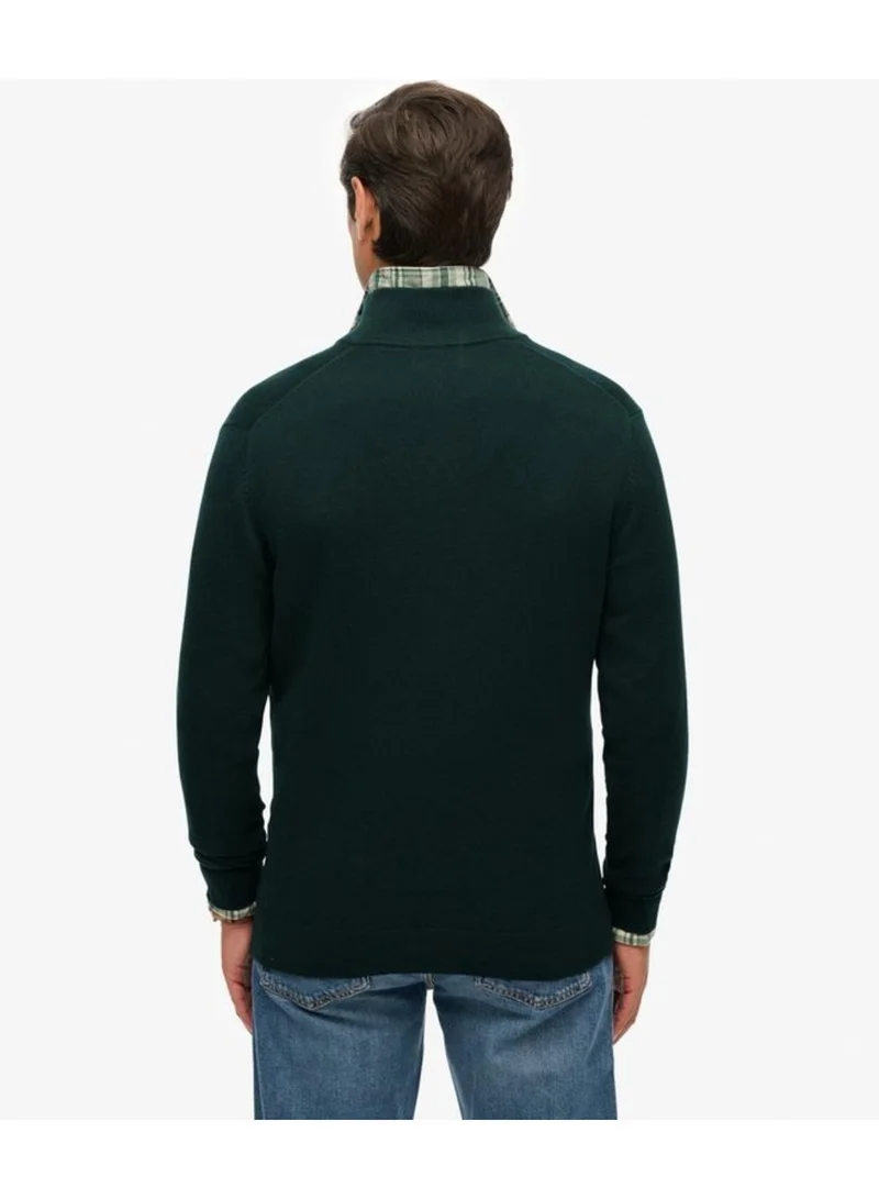 Superdry Essentials Cotton Half Zip Jumper