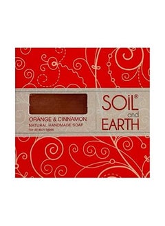 Soil And Earth Handmade Natural Soaps (Orange & Cinnamon)_3 X 125 Gm/ 4.4 Oz  - Image 3