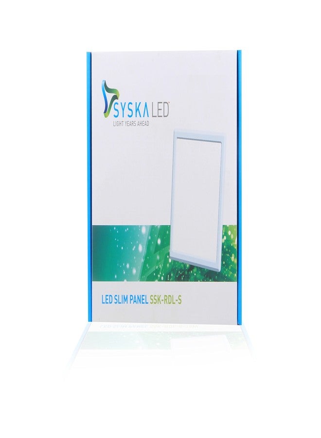SYSKA RDL Series 20 W Polycarbonate and Die Cast Aluminium Square LED Slim Recessed Panel Cool Day Light (White) - Image 5