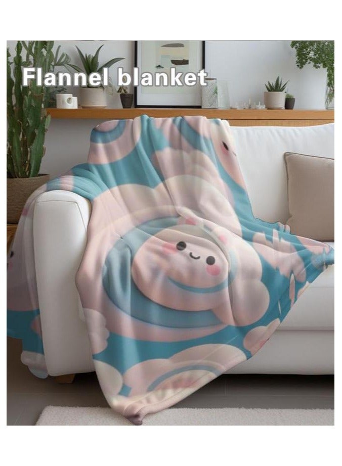 general Flannel thin blanket (warm and comfortable, suitable for sleep, gaming, dust removal and sandproof) 150cm*200cm - 740 - Image 5