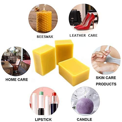 TooGet Pure Yellow Beeswax Blocks - 100% Natural Beeswax Bars, Triple Filtered - Premium Quality, Cosmetic Grade - 32 OZ - Image 4