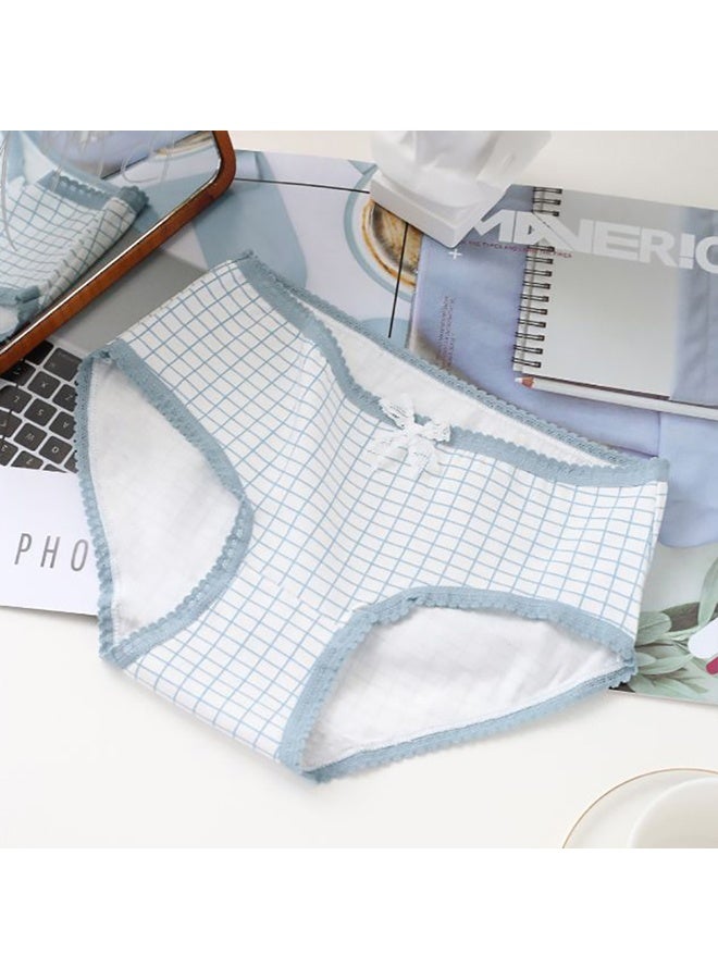 Zeemey Zeemey 5-Piece Cotton Bikini Breathable Panties Low Waist Fashionable Ladies Panties  - Image 4