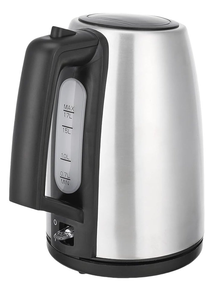 TORNADO Stainless Steel Kettle, 1.7 Liter, 1850-2200 Watt, Stainless TKS-2217E - Image 2