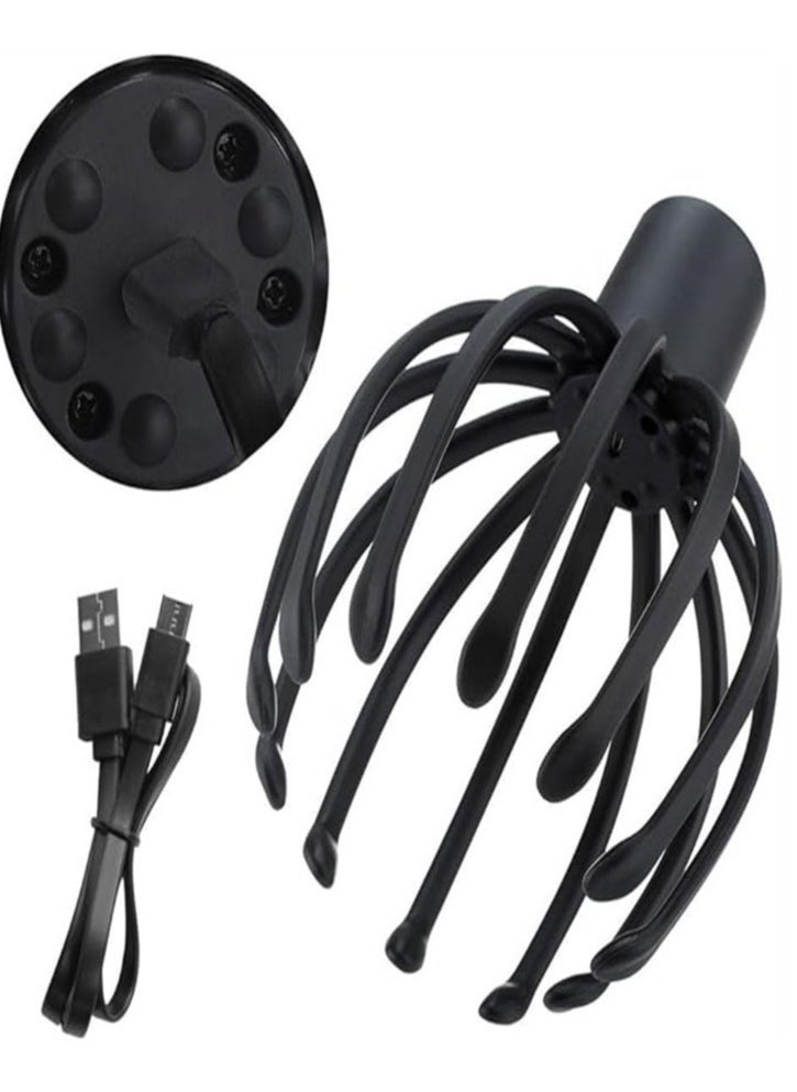 Generic Scalp Massager, Electric Head Massager with 3 Modes, 360 Degree Wireless Head Scratcher for Scalp Stress Relax and Tension, Deep Sleeping, Ideal Gift  - Image 5