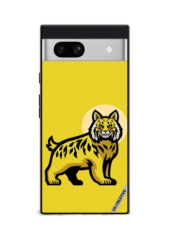 VR CREATIVE Protective Case Cover For Google Pixel 7a Bobcat Design Multicolour - Image 1