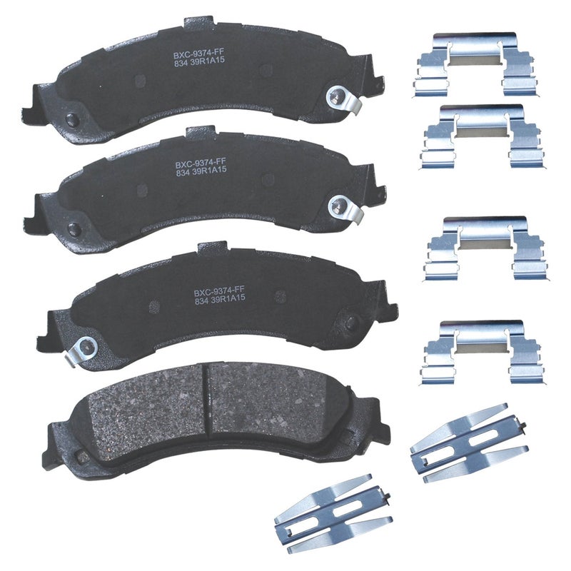 Bendix Premium SBC834 Ceramic Rear Brake Pads for Select Models Cadillac Escalade, Escalade ESV, EXT, Chevrolet Avalanche 1500, Silverado Suburban Tahoe, GMC Sierra Yukon, Yukon XL 1500 - Image 5
