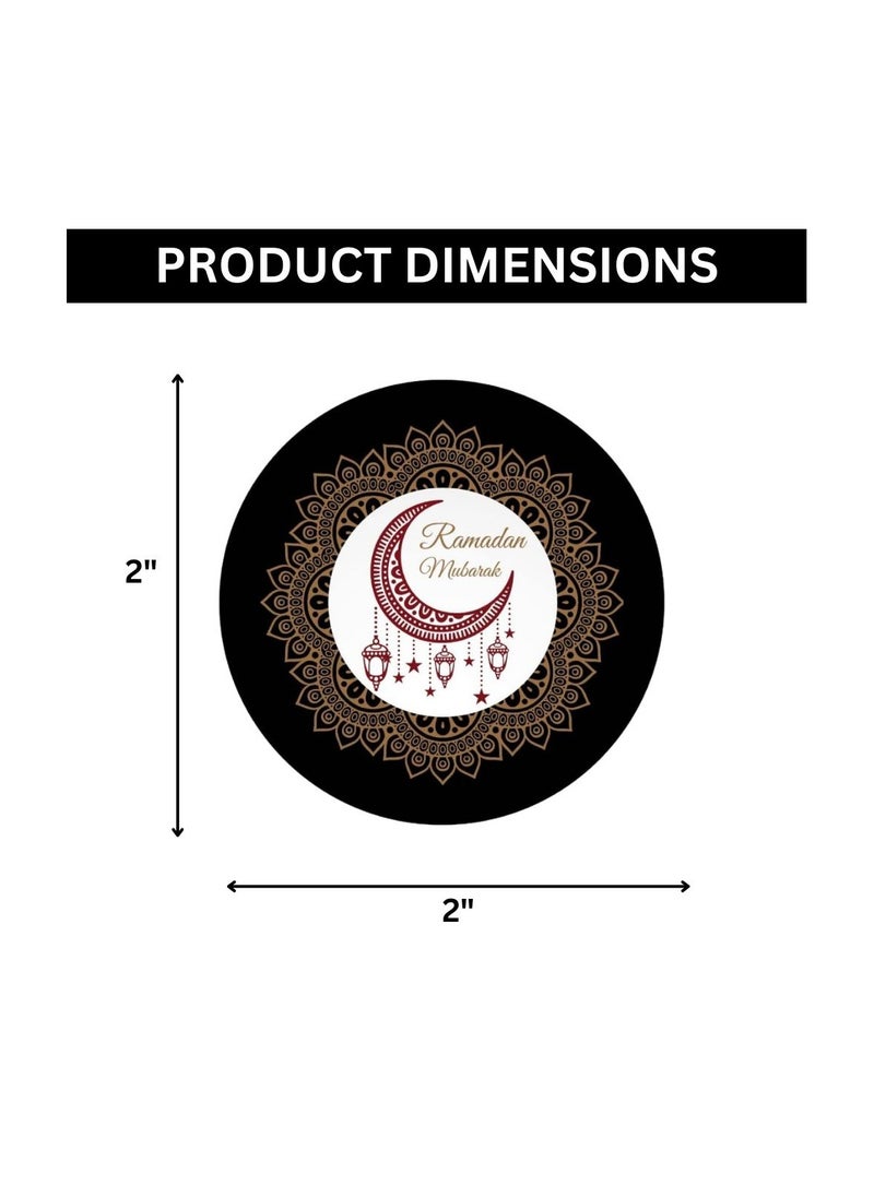 PRINTSHOP4ME - Ramadan Mubarak Vinyl Stickers for Gift Wrapping Design 9 - Image 1