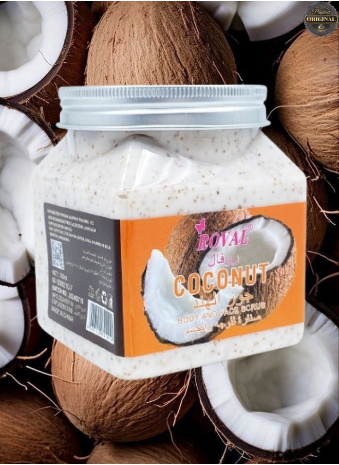 ROVAL 5 Pieces Coconut Body And Face Scrub  - Image 2