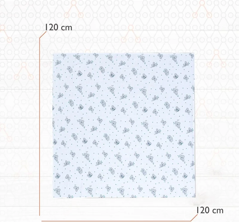 جينزبيبي بطانية هيرو موسلين للأطفال (120X120) كوالا