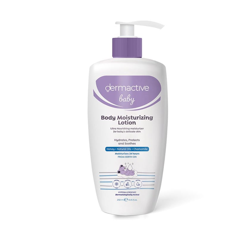 DERMACTIVE Baby Moisturizing Lotion – 250ml | Daily Hydration, Softens & Nourishes, Gentle Care for Delicate Skin - Image 1