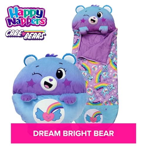 Happy Nappers Care Bears Sleep Sack Medium Dream Bright Bear 54 x 20 2in1 Plush Character Opens Into Sleeping Bag Soft Play Animal Kids 3 - Image 5